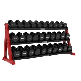 3-TIER SADDLE DUMBBELL RACK